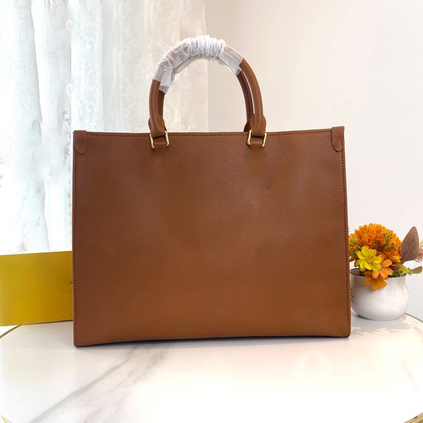 23ss luxo tote de couro feminino pôr do sol saco de luxo sacola de couro impresso bolsa de embreagem artesanal moda tudo designer saco