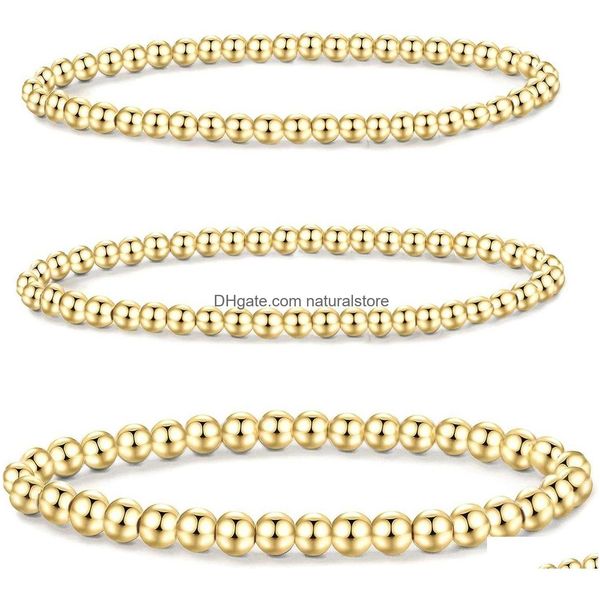 Ожерелья с подвесками Morotole, 5 шт., набор браслетов с покрытием из 14-каратного золота для женщин и мужчин, регулируемый гипоаллергенный штабелируемый эластичный браслет, кубинский дики