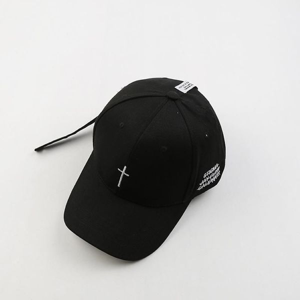 Ballkappen 2021 Stickerei Christian Kreuz Baumwolle Kappe Baseball Casual Snapback Hut Hip Hop Jesus Gott Hüte Für Männer Womens1298S