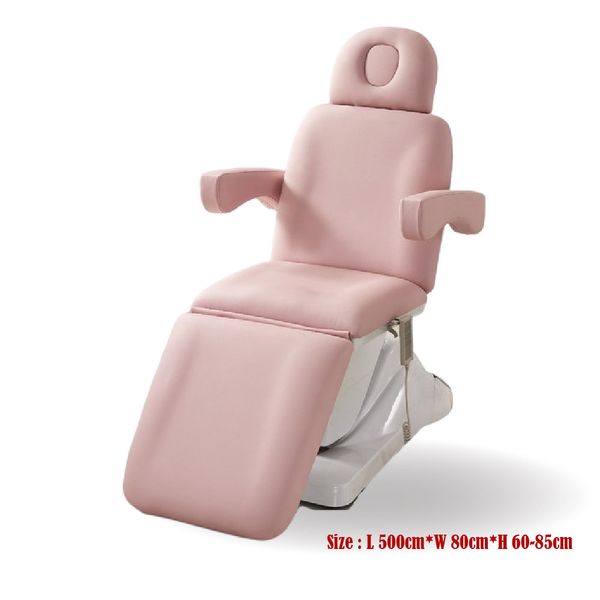 Мебель для лечебного салона, косметическое кресло для салона красоты, кресло для лица, 3 двигателя, электрический спа-массажный стол, кровать