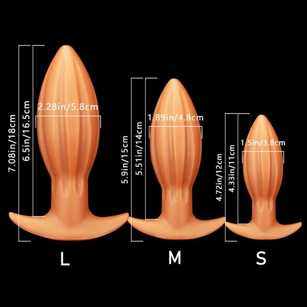 Riesige medizinische Silikondildos, weicher Analdilatator, sicherer großer Buttplug, stimulieren Vagina und Anus, Massage, Prostata-Sexspielzeug