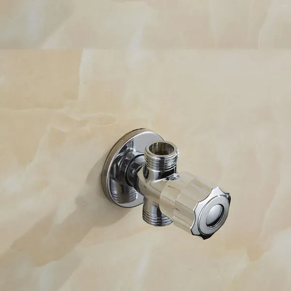 Deviatore per rubinetti per lavandino del bagno G1/2'' Parte di ricambio per sistema doccia Adattatore per flusso d'acqua cromato
