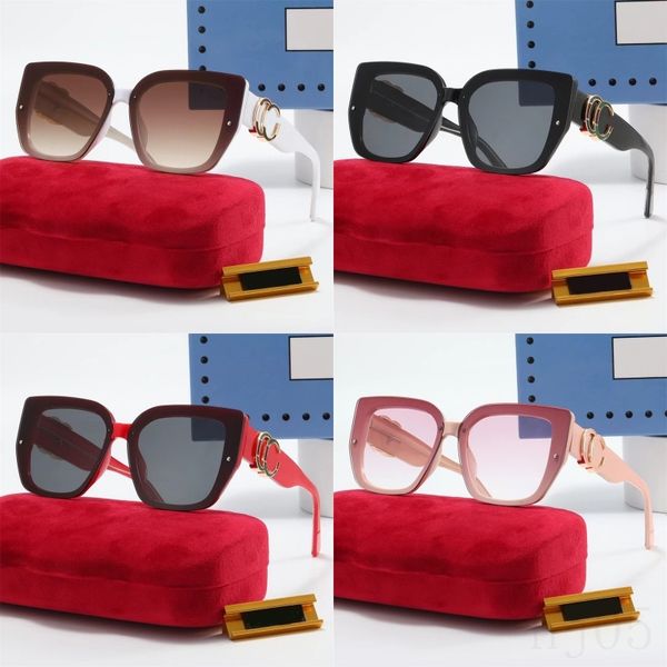 G óculos de sol para mulheres moda luxo designer óculos de sol viagens praia condução lunette graça compras verão lazer plástico tons óculos de sol aaaaa PJ022 B4