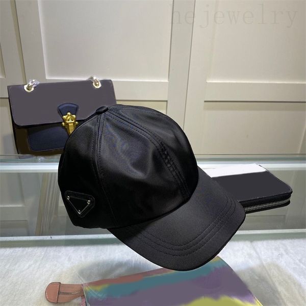 Berretti da baseball con triangolo invertito in nylon creativo cappello di lusso distintivo parte in metallo cappello moderno stile europeo cappello laterale portatile PJ051 e4