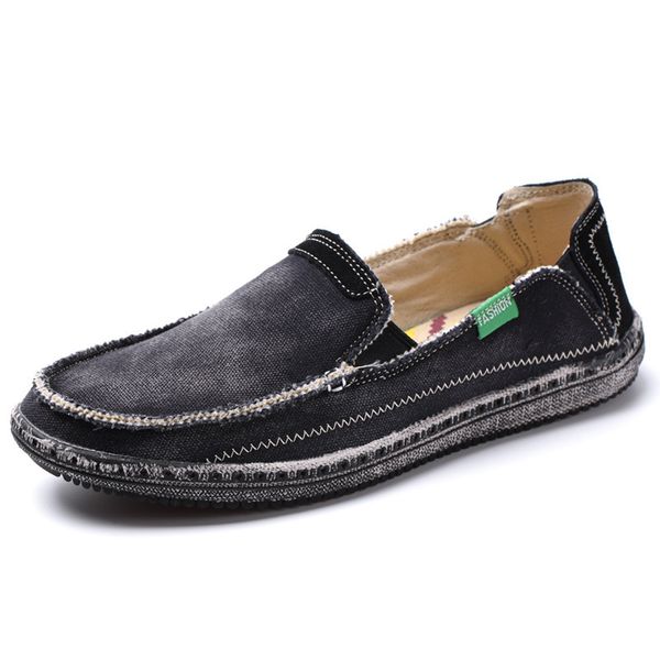 Designer sapatos casuais homens gai denim deslizamento-on preto azul cinza marrom dos homens formadores velho estilo sujo tênis esportivos ao ar livre gai sp