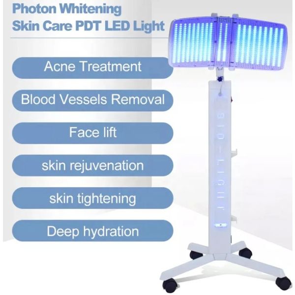 Outros equipamentos de beleza Bio-Light LED Pdt Photon Máquina de rejuvenescimento da pele LED Terapia de luz Acne Removedor de rugas Remoção de pele Clareamento Facial Mask536