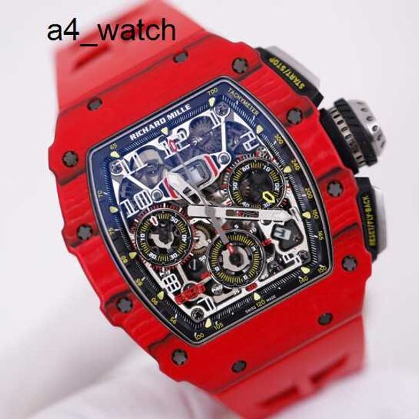 Excting Наручные часы Элегантные наручные часы RM Watch Red Devil Rm11-03 Мужские часы NTP Carbon Fiber Автоматические механические швейцарские знаменитые роскошные спортивные хронографы