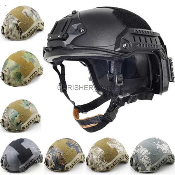 Taktische Helme Neue FAST Helm Airsoft MH Camouflage Taktische Helme ABS Sport Outdoor Taktische HelmL2402