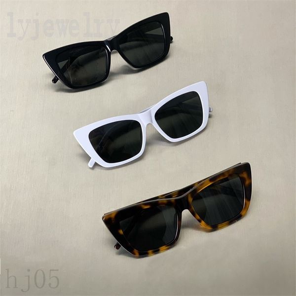 Óculos de sol de designer de olho de gato 276 Mica óculos de sol quadro largo lentes de sol de nylon de grandes dimensões ao ar livre rua compras graça mulheres óculos de sol lindos PJ020 B4