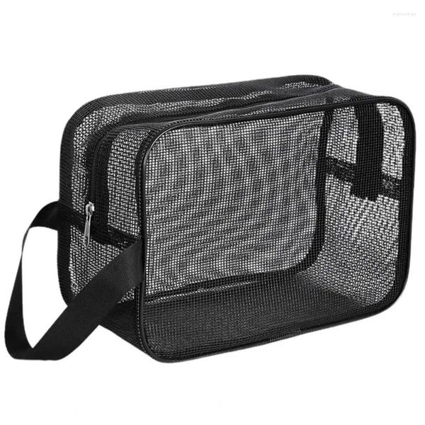 Aufbewahrungsbeutel Schnelltrockner Mesh Duschbeutel tragbar mit Kapazität für Toilettenartikel Schnelltrockner Organizer Fitnessstudio Camping einfach