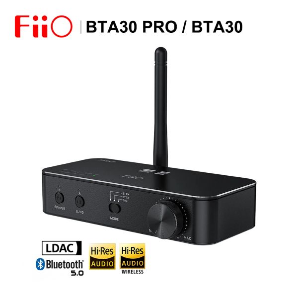 Alto-falantes Fiio BTA30 PRO contrata HiFi sem fio Bluetooth receptor LDAC longo alcance 30m transmissor para PC / TV / alto-falante / fone de ouvido audirect