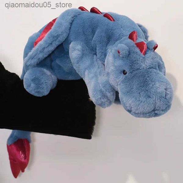 Peluş Bebekler 90cm Karikatür Yumuşak Uçan Ejderha Peluş Dinozor Dinozor Peluş Pocket Yastığı Yumuşak Doldurma Hayvan Bebek Çocuk Hediyesi Q240227