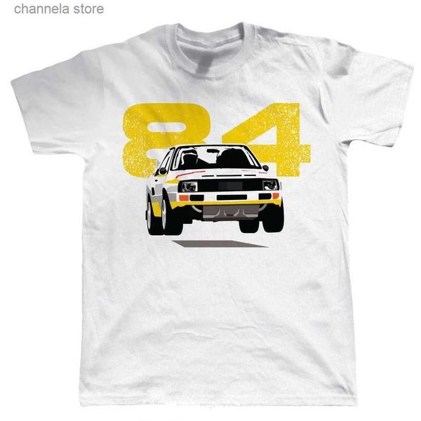 Herren-T-Shirts Neues Herren-T-Shirt Herren-Rallye-Auto-T-Shirt – Gruppe B Historisches Rallye-T-Shirt Hip-Hop-T-Shirts Tops Harajuku Casual Tops Herren-T-Shirts T240227