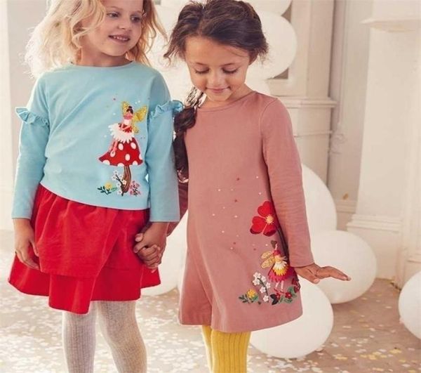 Платье Little Maven для девочек, элегантная одежда с цветочным принтом, 100% хлопок, мягкий материал, дети любят повседневную одежду для детей от 2 до 7 лет 2111101020454