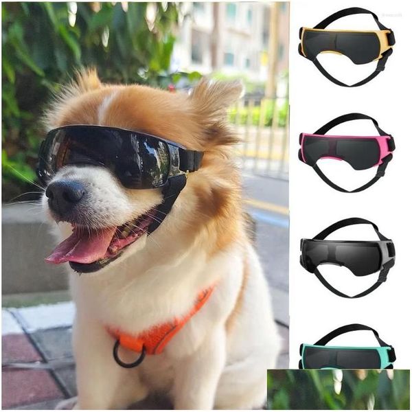 Hundebekleidung Schutzbrille für Hunde Katze Sonnenbrille UV-Schutz Coole Brille Kleines Outdoor-Reiten Welpenzubehör Drop Deliver Dhfgs