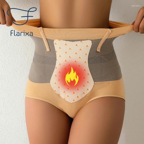 Mulheres shapers flarixa cintura alta barriga shaper para mulheres barriga sem costura emagrecimento briefs abdômen controle calcinha confortável térmica