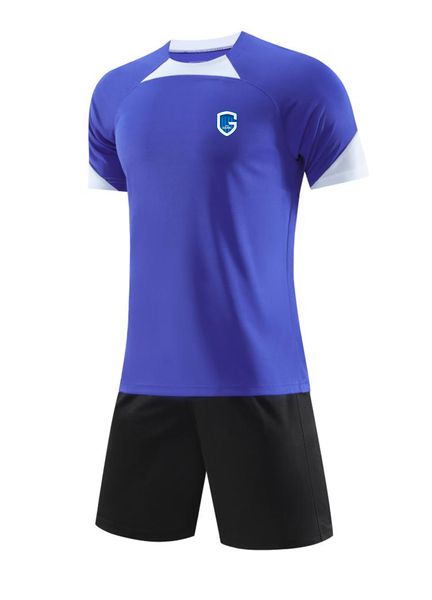 K.R.C.Genk Abbigliamento sportivo per bambini e adulti, tessuto a rete estivo, traspirante, a maniche corte, per abbigliamento sportivo, camicia sportiva per il tempo libero all'aperto