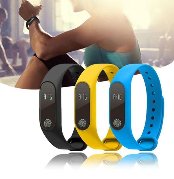 Sport Smart Orologio da polso Display braccialetto Indicatore di fitness Step Tracker Pedometro LCD digitale Run Step Walking Calorie Counter3000377