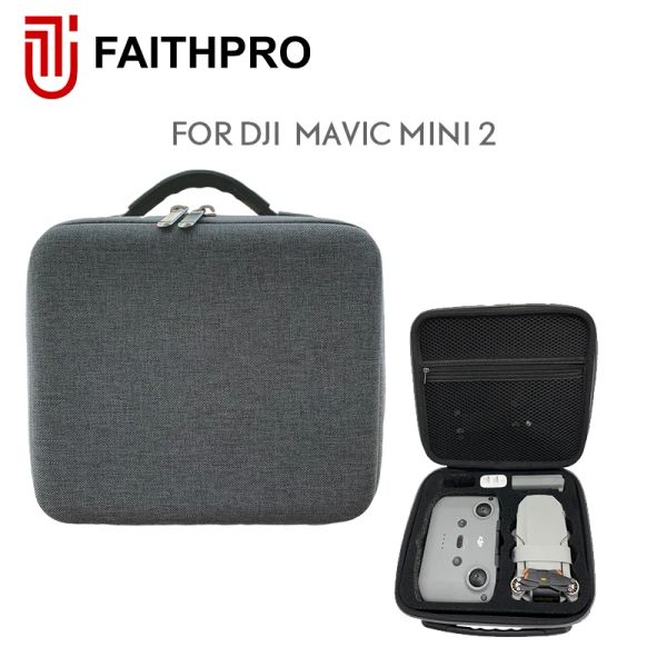 Sacos mini 2 caso saco de armazenamento à prova dwaterproof água para dji mini 2 câmera drone à prova de choque protable transportando handag rc drone acessórios