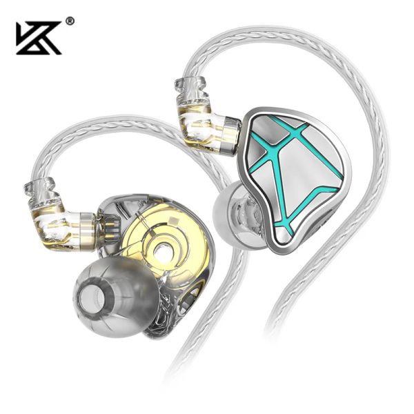 Kopfhörer KZ ESX-Kopfhörer, 12 mm, dynamischer HiFi-Bass-Ohrhörer, Sport-Headset mit Geräuschunterdrückung, Sonderausgabe, kabelgebunden, IEMs, EDA, EDX, EDS