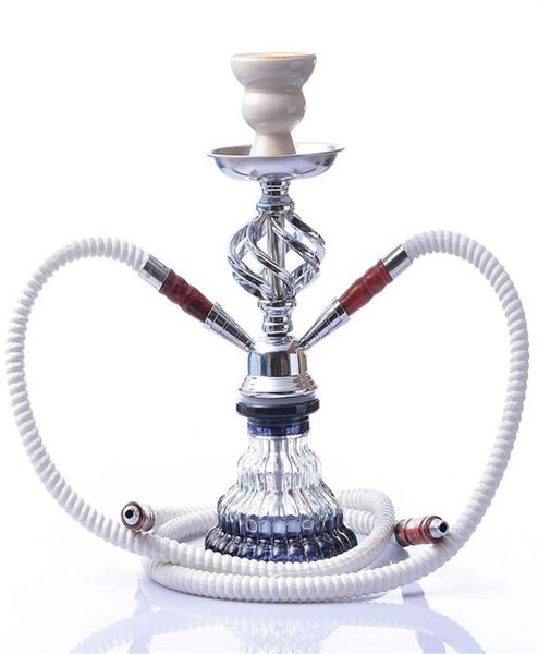 Arabisches Shisha-Set, fertiges Produkt, Doppelschlauch, Shisha-Rauchwerkzeug, Zubehör, Wasserpfeife, Glasbong, Shisha234y9603486