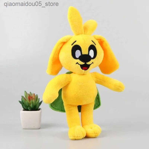 Bambole di peluche Mikecrack Peluche Mikecrack Compas Trollino Peluche Morbido Cane giallo Gioco Peluche Bambola Gioco Cuscino Regali di compleanno per bambini Q240227