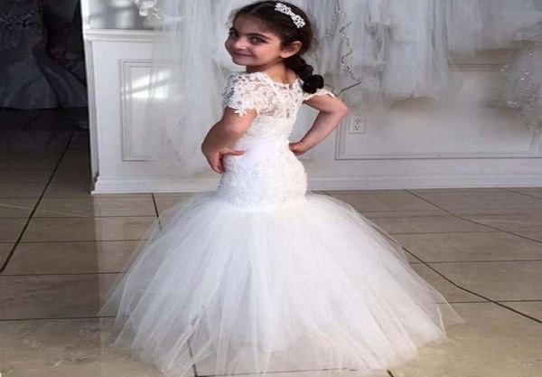 Girl039s Abiti Semplice Flower Girl Per Matrimonio Con Fiocco Una Linea Stringata Corsetto Bambino Spettacolo Adolescenti Bambini Abito FormaleGirl0391820394