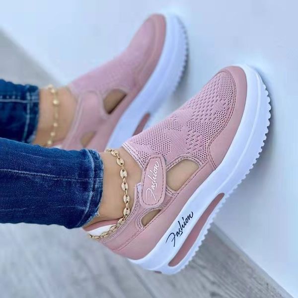 Mulheres grandes esportes tamanhos de esportes ao ar livre malha de malha respirável frete grátis tênis tênis tênis casual feminino designer shoes deigner