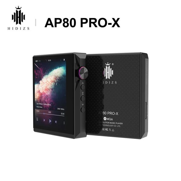 Player Hidizs AP80 Pro X Hires Audio MQA Taşınabilir Müzik Oyuncusu MP3 Dual ES9219C DAC CHIPS Bluetooth LDAC PCM384 DSD256 AP80PRO DUNU