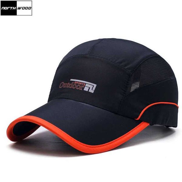 Berretti da baseball Cappello da baseball estivo alla moda ad asciugatura rapida per uomo e donna Cappello da sole traspirante con schienale rapido J240226