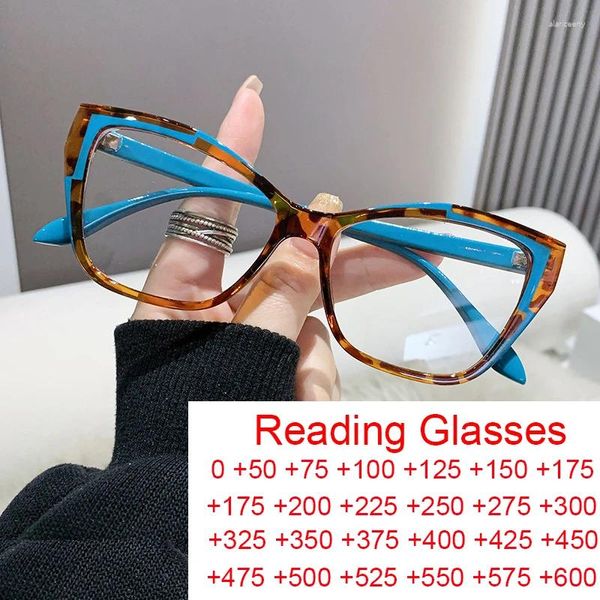 Sonnenbrille Optische Spektakel Brillen Rahmen Für Frauen Anti Blau Licht Blockieren Gläser Marke Designer Cat Eye Mode Lesen