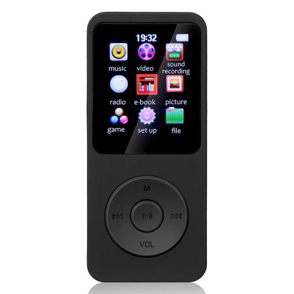 Player Tragbarer 1,8-Zoll-Farbbildschirm MP3 MP4 FM-Musikplayer Bluetooth-kompatibler Ebook-Sport für Kindergeschenke