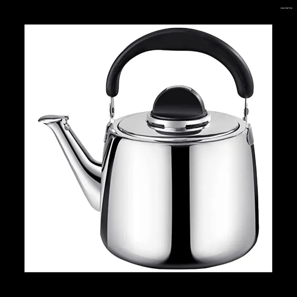 Garrafas de água 3L Espessado Apito Chaleira Aço Inoxidável Aquecimento Rápido Boiling Pot Tea