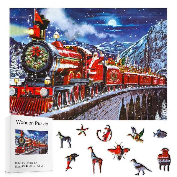 Puzzles Holzpuzzles für Erwachsene ab 12 Jahren, einzigartige Holzpuzzles in Tierform, perfektes Geschenk für WeihnachtenL2403