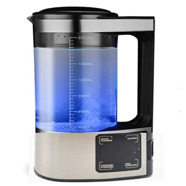 Буфер обмена 100240 В 2л Электрический богатый водородом чайник для воды Ионизатор воды Hine Фильтр для воды Напиток Генератор водородной воды
