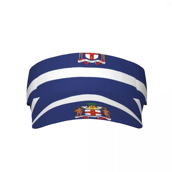 Berets Jamaica Bandeira Verão Air Sun Chapéu Visor UV Proteção Top Vazio Esportes Golf Running Sunscreen Cap
