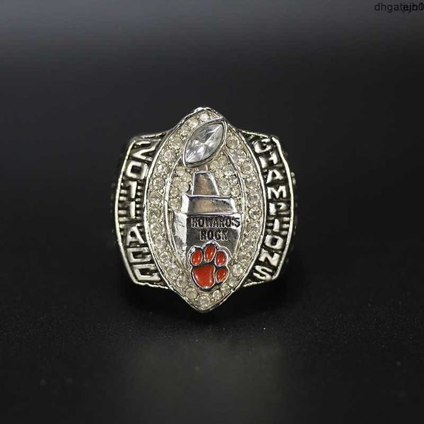 I1WA Designer-Gedenkring Bandringe 2011 Clemson Tigers Ncaa Rugby Championship Ring Ejj9