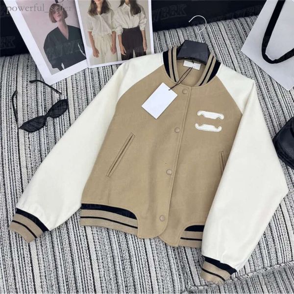 Designer Womens Baseball Jackets Outerwear Moda Carta Imprimir Estilo Curto Casacos Hip Hop Jaqueta Streetwear 455