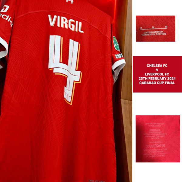 Amerikan Koleji Futbol Giyim Maç Yıpranmış Oyuncu Sorunu 2024 Carabao Kupası Final Jersey Virgil Luis Diaz Szoboszlai M.Salah Drawin Endo Maillot Jersey