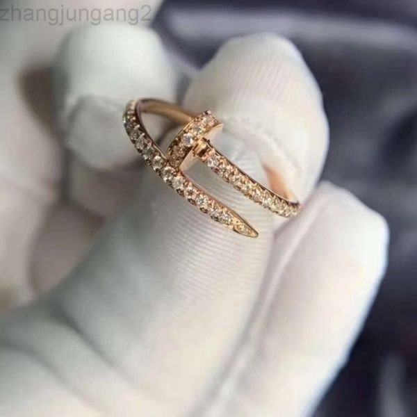 Дизайнерский браслет Bulgarie Bracelet High версия Diamond Free Nail Ring для пар модно и персонализированное кольцо для женщин Light Luxury и Nice Design Sense