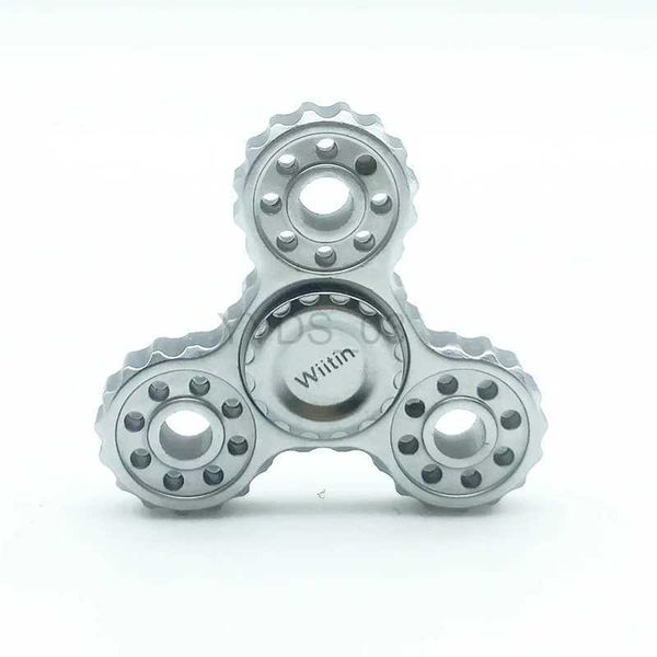 Finger Toys Gear Fidget Spinner EDC Intelligent Ghost Tooth Fingertip Gyro High-End Adult Metal Toy Decompression Artefatto yq240227