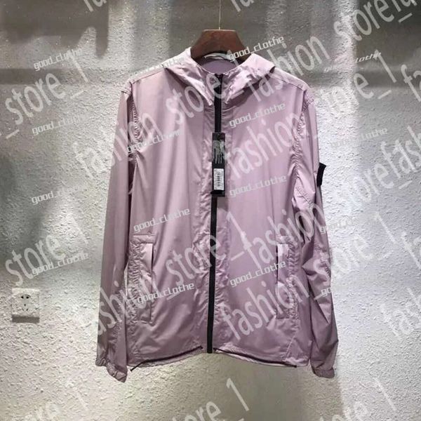 Designer-Abzeichen, Stones Island-Kompassjacke, Hemden, wasserabweisender Mantel aus Metallhaut, Nylon, Angel- und Bergsteigerbekleidung, schwarze Designermäntel, Herrenmode 191