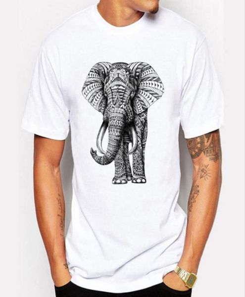 Novo 2020 moda elefante imprime t camisa dos homens engraçado design animal ira orangotangos camisetas para masculino verão legal dos homens tshirts2487980