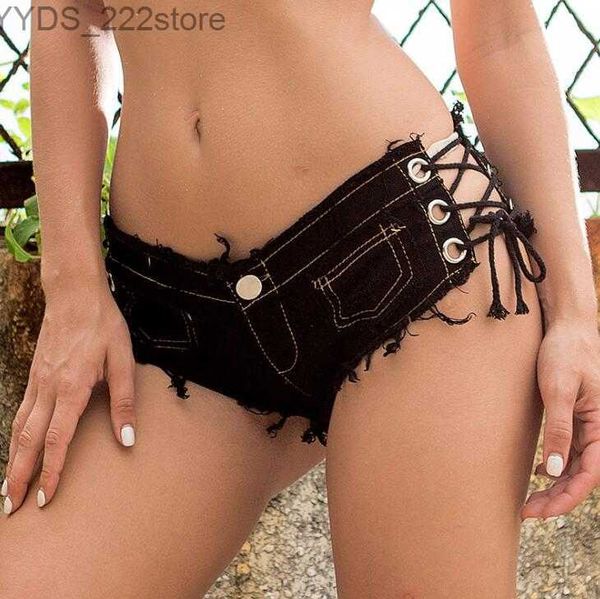 Shorts Frauen Mini Kurze Jeans Vintage Booty Hose Niedliche Bikini Denim Shorts Sexy Tanga Club Party Bottom NK005 heiß 240227