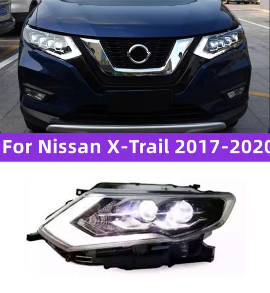 Ricambi Auto Fari Per Nissan Fari A LED X-trail 20 17-20 20 DRL Indicatori di direzione Luci Anteriori Montaggio Plug And Play
