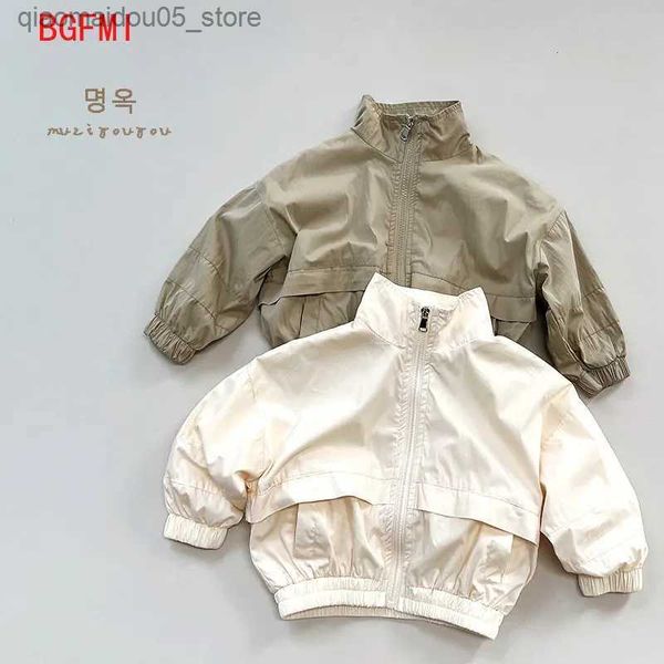 Rash Guard Shirts Koreanische Kinder Kleidung Herbst 2-9Y Frühling Mantel Jungen Dünne Jacke Baby Mädchen Sonnenschutz Mäntel Kinder Jacke q240227