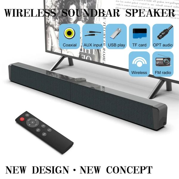 Altoparlanti Colonna altoparlante Bluetooth Altoparlante portatile ad alta potenza TV SoundBar per computer Music Center Boom Box con radio TF AUX USB