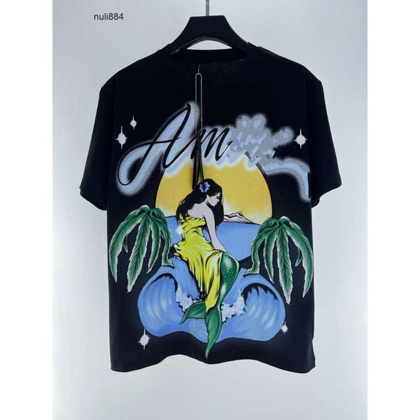 Sokak Amari Amirl Amis Am Sleeves Amar Miri Mens T Shirt Kısa Kadın Lüks Tasarımcıları Gömlek Moda Gündelik Denizkızı Tasarım Tee Erkekler Tasarımcı Üst STDX