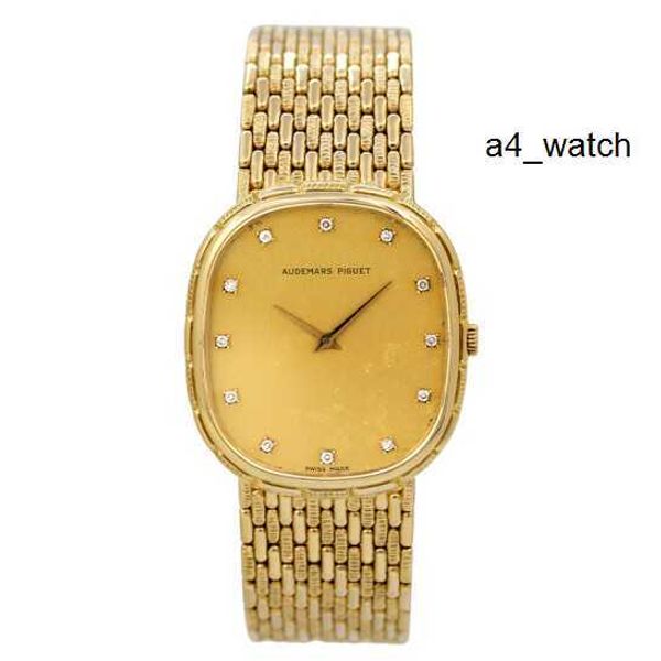 Coleção popular de relógios de pulso Relógio de pulso AP Relógio escala 18k com incorporação de diamantes Manual de moda mecânico feminino Relógio de luxo Relógio suíço feminino de alta qualidade