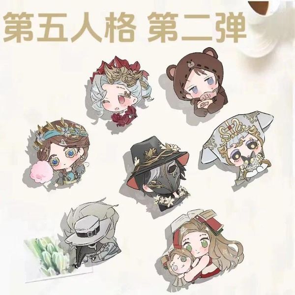 Broches identidade v anime feminino broche emblemas sinam camisa pinos moda casais pingente bonito menino menina brinquedo metal festa q edição broches